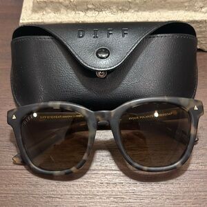 DIFF Tortoise Sunglasses